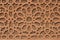 Oriental design, arabic pattern on wooden background
