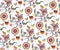 Oriental Floral and Birds Pattern