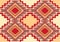 Oriental geometric carpet vector