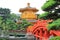 Oriental golden pavilion of Chi Lin Nunnery and Chinese garden,