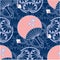 Oriental - Japanese - Seamless Pattern