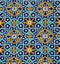 Oriental pattern on tiles
