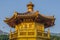 The oriental pavilion of absolute perfection in Nan Lian Garden, Chi Lin Nunnery, Hong Kong. The name of the tower means