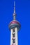Oriental pearl tower was the tallest structure in China