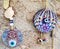 Oriental pendant blue amulets from the evil eye \\\