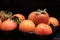 Oriental persimmon or kaki at the market