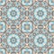 Oriental seamless geometric fabric pattern. Ethnicity ornament. Ornamental rounds background, texture, tiled. Circles mandala