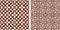 Oriental seamless graphic abstract pattern brown color