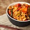 Oriental spicy chili fried rice