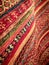 Oriental traditional handmade rug close-up