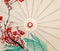Oriental umbrella closeup