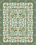 Oriental vector carpet design