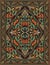 Oriental vector carpet design