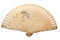Oriental wooden chinese fan