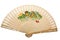 Oriental wooden chinese fan