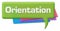 Orientation Green Colorful Comment Symbol