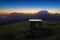 Orientation table in Saibi mountain top