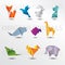 Origami animals collection