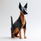 Origami Doberman Pinscher: Unique Paper Art With Precisionist Lines