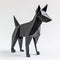 Origami Dog: Detailed Miniature Paper Art Image