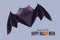 Origami flying bat