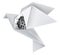 Origami mechanical pigeon