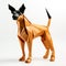 Origami Orange Dog: Peter Coulson Style With Precisionist Lines