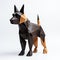 Origami Paper Dog: Modern Geometric Design With Bold Colors