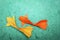 Origami paper fish group