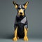 Origami Parrot: A Detailed Dobermann Pinscher Inspired Creation