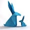 Origami rabbit