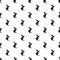Origami rabbit pattern vector seamless