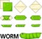 Origami worm