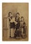 Original 1898 antique photo of three young tatars woman