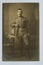 Original 1917 antique photo of an Imperial Russian military officer