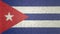 Original 3D image, flag of Cuba.