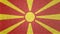 Original 3D image of the flag of Macedonia.