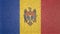 Original 3D image of the flag of Moldova.