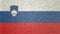 Original 3D image of the flag of Slovenia.