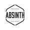 Original Absinth spirit sign vintage stamp