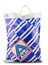 Original Aldi plastic shopping bag over white