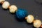 Original beads from felted wool balls