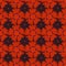 Original bright red seamless pattern