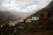 Original colorful houses on the Spanish island of Canary Gomera