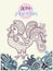 Original design for new year celebration chinese zodiac signs wi