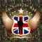 Original design UK Paratrooper shield and crest