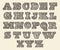 Original Font Wild West Wood Vintage Engraved