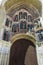 Original Gothic sculptures at the southern portal of St. Mark`s Church, consist of 15 effigies placed in eleven shallow niches,