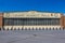 Original hangars at the historic Floyd Bennett Field now used by National Park Service