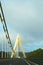 The original highway suspension bridge Chavanon Viaduct in Messeix, France